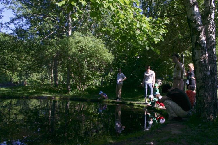 EARTHBOUND - Site specific sound installation at Vinterviken 2009. - Mari Kretz