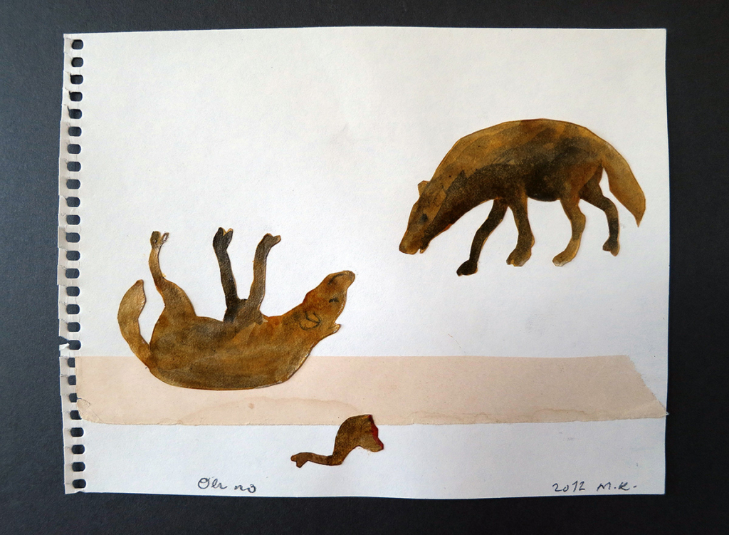 Oh no!, 21x17 cm, collage, 2012 - Mari Kretz