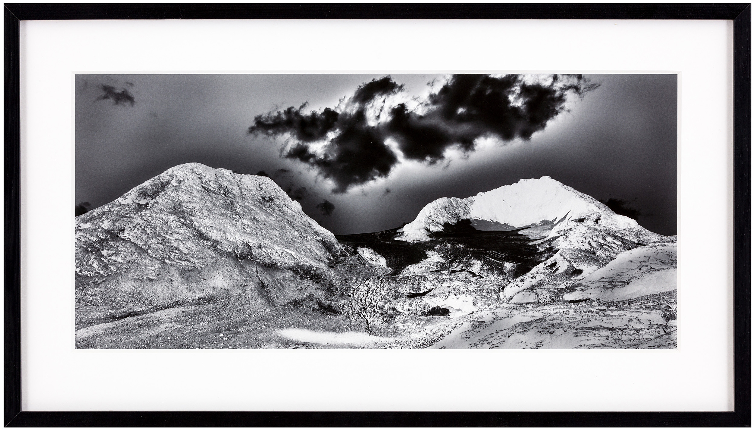 Glaciers I - Digital pigment print, 36 x 63 x 3 cm